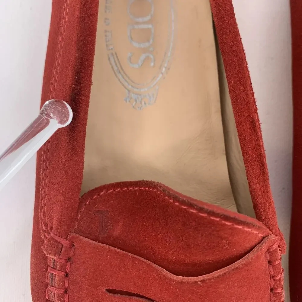 TOD'S Gommino Suede Driving Loafers Size 36.5 US 6.5